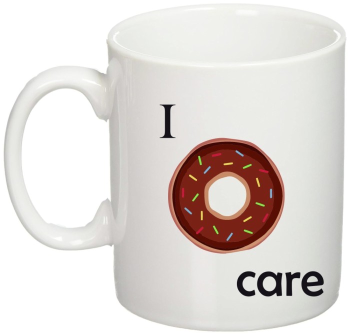 Cana alba personalizata &quot;Donut&quot;, INOVATIX&reg;. 330ml