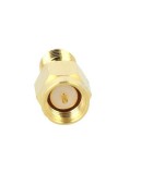 Adaptor SMA tata - RP-SMA tata reverse drept 50ohm teflon aurit