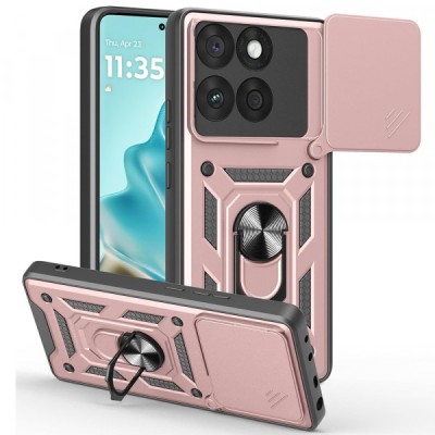 Husa pentru Motorola Edge 60 Fusion / Edge 60, Techsuit, CamShield, Roz foto