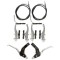 SET COMPLET FRANA V-BRAKE - MANETE ALUMINIU PowerTool TopQuality