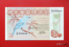 SURINAME - 2 1/2 Gulden 1985 - UNC foto