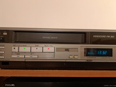 Videorecorder VCR vintage Siemens FM-363, 1985, Japan foto