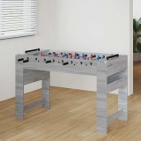 vidaXL Masă de Foosball Gri Sonoma 125 x 60,5 x 80 cm Lemn compozit 858889