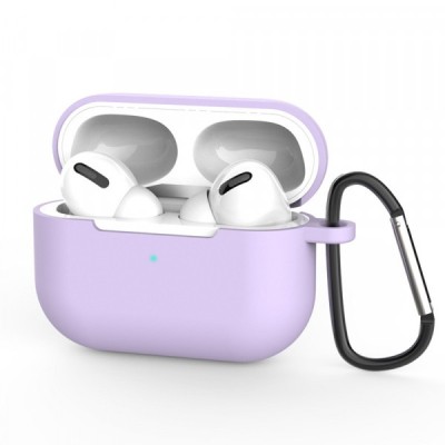 Husa Techsuit Silicone Case pentru Apple AirPods Pro 3, Mov foto