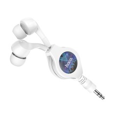 Casti Audio Telescopice cu Mufa Jack 3.5mm (Alb) HOCO M68