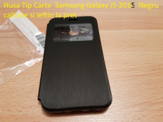 Husa Tip Carte Samsung Galaxy J5 2015 Negru calitate si ieftin la pret foto