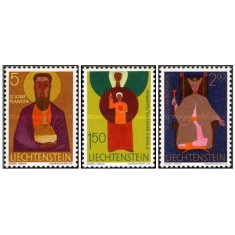 Liechtenstein 1968 - Sfinti, serie neuzata