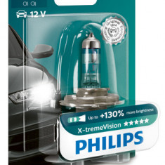 BEC FAR H4 P43t 60/55W 12V X-TREME VISION PHILIPS