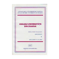 Analele Universitatii din Craiova - Seria Stiinte Filologice. Limbi straine aplicate, Anul XXXIV, Nr. 1-2/2012