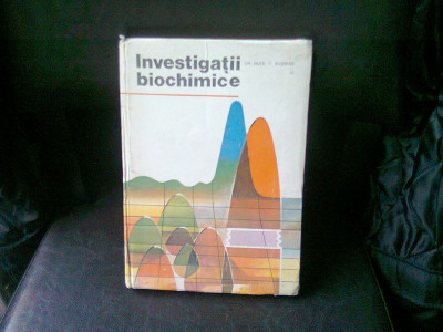 INVESTIGATII BIOCHIMICE - GH. NUTA foto