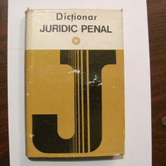 CY - G. ANTONIU & C. BULAI & Gh. CHIVULESCU "Dictionar Juridic Penal"