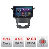 Navigatie Ssangyong Korando 2014-2019 C-1159 Octa Core cu Android Radio Bluetooth Internet GPS WIFI 4+32GB CarStore Technology