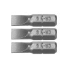 Set 3 Biti Sthor 65482, 1/4&quot;, 6x25mm, Otel CrV6150, Semiprofesional