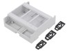 KRADEX Carcasa sina DIN ABS Gri 5 Module UL94V-0 Dimensiuni 89.2x89.75x32mm