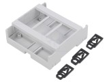 Carcasă DIN 89.75x89.2x32mm ABS Gri