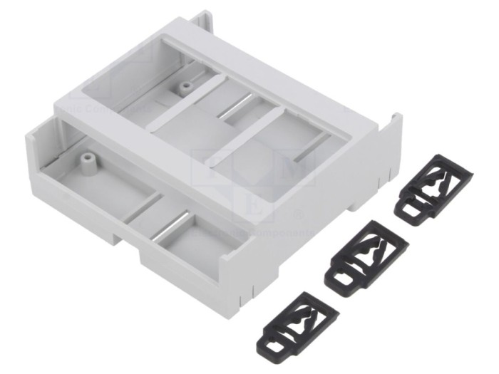 Carcasă DIN ABS gri, 5 module
