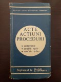 ACTE ACTIUNI PROCEDURI Supliment Revista Economica