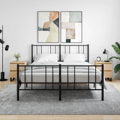 vidaXL Noptiere, 2 buc., stejar sonoma, 40x35x50 cm, lemn compozit 826899 foto