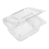 Caserole Alimente cu Capac, Set 3 Bucăți, Capacitate 500cc, Material Plastic, Transparent, Oem