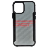 Toc TPU+PC Carbon Fiber Apple iPhone 12 Pro Black