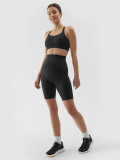 Colanți de antrenament pentru gravide cu talie &icirc;naltă pentru femei - negri, 4F Sportswear