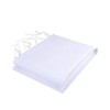 Perete lateral cort evenimente 18 m, flippy, material textil oxfort 700d alb