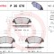 BREMBO P 30 076 PRIME LINE set placute frana,frana disc