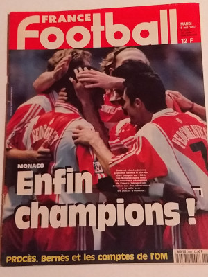 Revista fotbal - &amp;quot;FRANCE FOOTBALL&amp;quot; (06.05.1997) foto