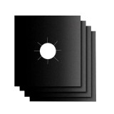 Set 4 folii de protectie reutilizabile pentru plita sau aragaz, Vaxiuja, Teflon, non-toxic, lavabil,