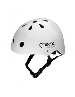 Casca bicicleta copii, Momi - White Matt foto