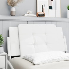 vidaXL Pernă pentru tăblie pat, Zadar, alb, 100 cm, piele artificială 374844