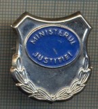 Y 1511 INSIGNA- MILITARA -SEMN DE ARMA-MINISTERUL JUSTITIEI -PENTRU COLECTIONARI