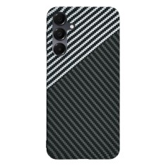 Husa pentru samsung galaxy a16 4g / a16 5g - carbonfiber slim - stealth gray foto