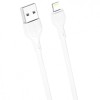 Cablu Date si Incarcare USB-A - Lightning XO Design NB200, 10W, 1m, Alb, Apple