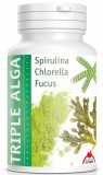 Triplu alge spirulina, chlorella, fucus, 46.8g Dieteticos Intersa