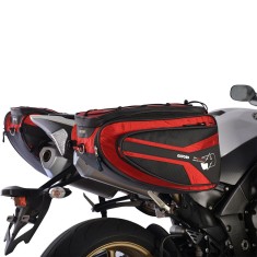 Genti laterale moto Oxford P50R, rosu, 50L