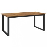 Masa gradina picioare forma de U 180x90x75 cm lemn masiv acacia