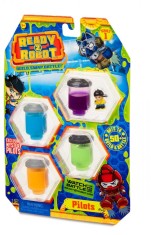 Set figurina si slime Ready2Robot - Pilot Style 1, Seria 1 (554004E5C)
