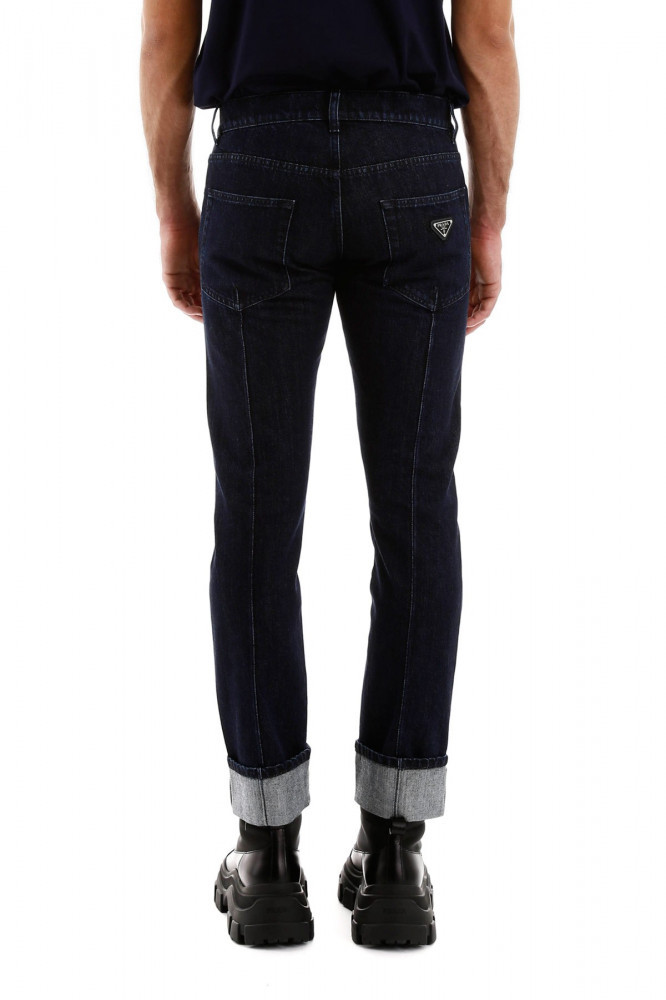 Blugi barbat Prada, Prada selvedge jeans GEPX96 1UO8 F0008 Albastru |  arhiva Okazii.ro