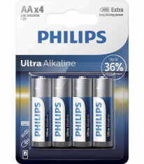Baterie ultra alcalina Philips LR6E4B/10 AA foto