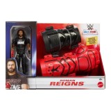 Set accesorii joc de rol si Figurina articulata Roman Reigns Main Event 15 cm