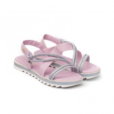 Sandale Fete Bibi Flat Form Pink Glitter 33 EU foto