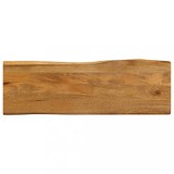 VidaXL Blat masă cu margini, 110x40x3,8 cm, lemn masiv mango