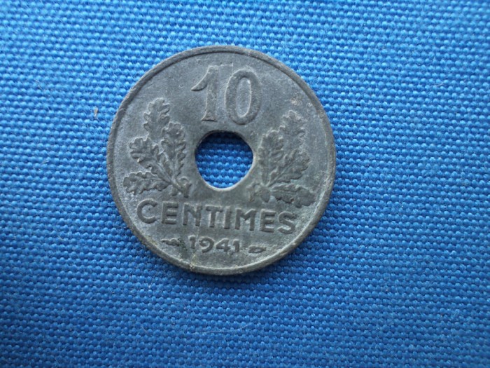 10 CENTIMES 1941 FRANTA