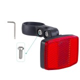 Reflectorizant spate pentru bicicleta, THD, cu suport ascundare tracker Apple Airtag, rosu