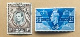Imperiul Britanic Regele George VI Kenya Uganda Tanganyika 1c &amp; Marea Britanie Festival 1951 2&frac12;d Lot 2 Valori - OREF1
