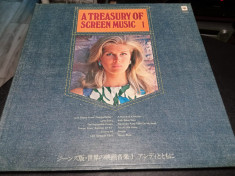 Vinil &amp;quot;Japan Press&amp;quot; VARIOUS - A TREASURY OF SCREEN MUSIC 1 (VG+) foto