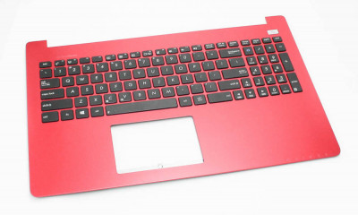 Carcasa superioara cu tastatura Laptop, Asus, X502, X502C, X502CA, X502U, rosie foto