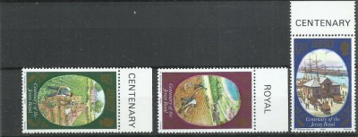 TSV* - SERIE ANGLIA - JERSEY 1980 MICHEL 216 - 218, NESTAMPILAT MNH/** LUX foto