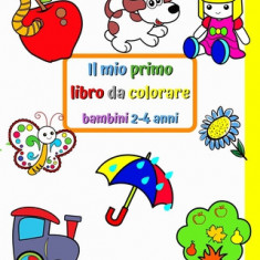 Il mio primo libro da colorare bambini 2-4 anni: Immagini grandi e semplici con cose familiari intorno ai bambini